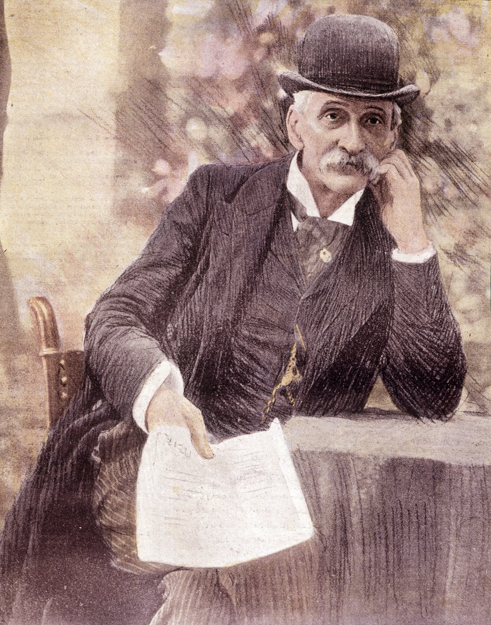 Portrait du président du Conseil italien Giuseppe Zanardelli (1826-1903). - Artist Unknown