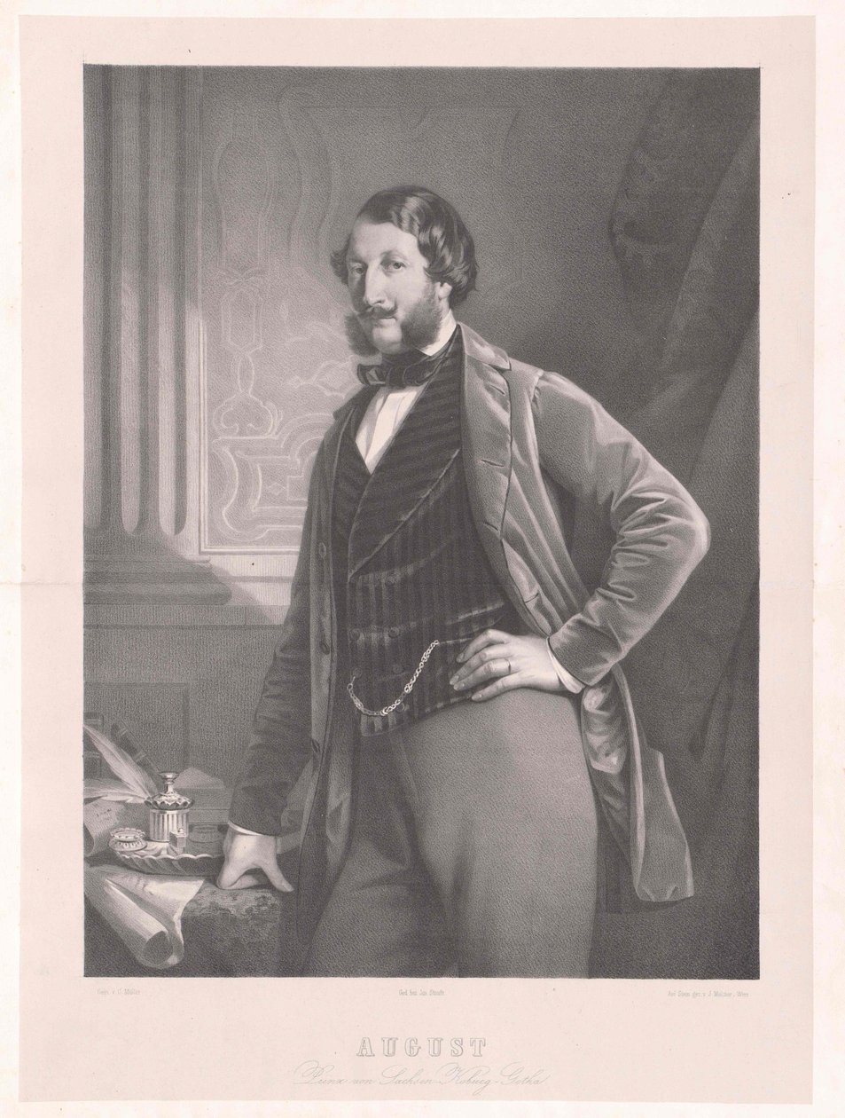Prince de Saxe-Cobourg-Gotha August - Artist Unknown