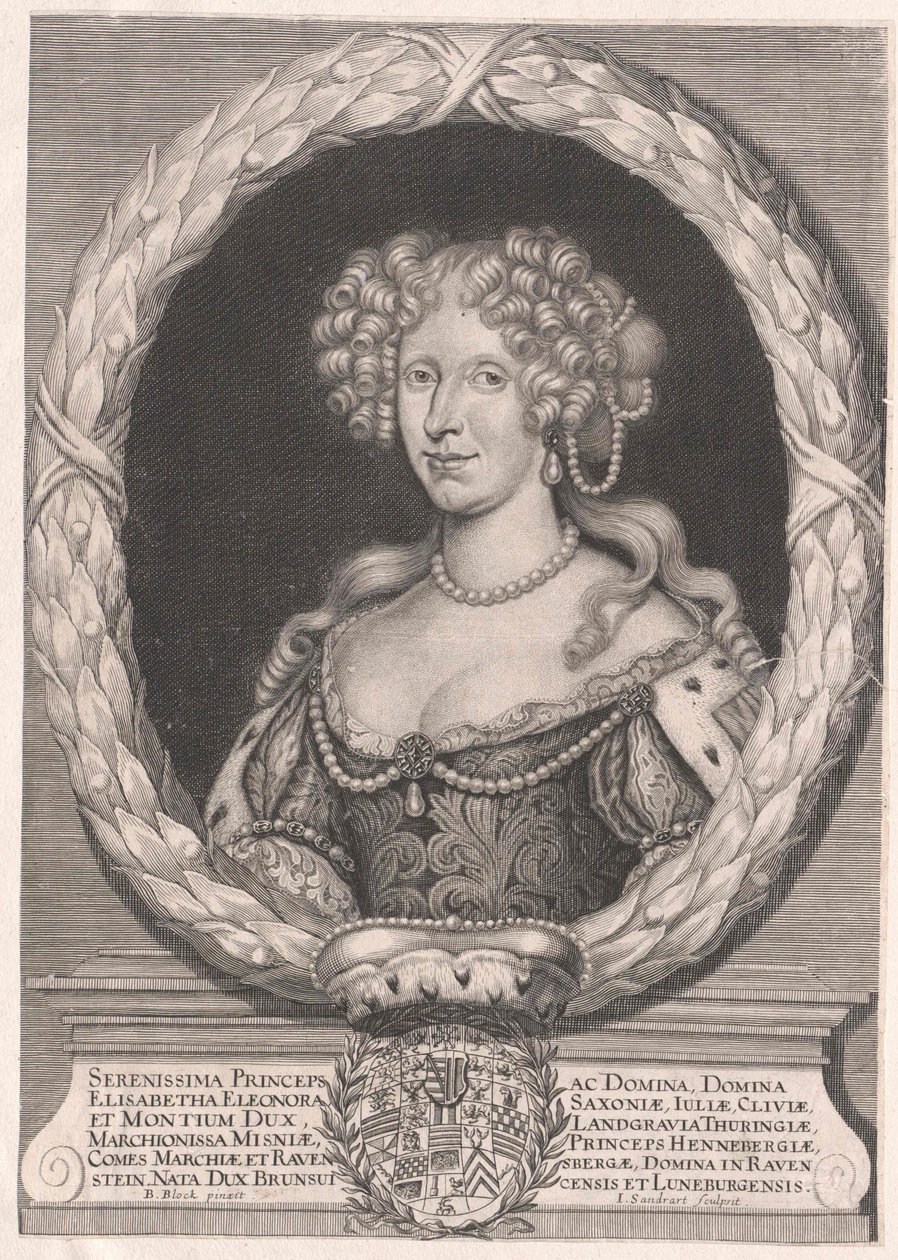 Princesse de Brunswick-Wolfenbüttel Elisabeth Eleanor - Artist Unknown
