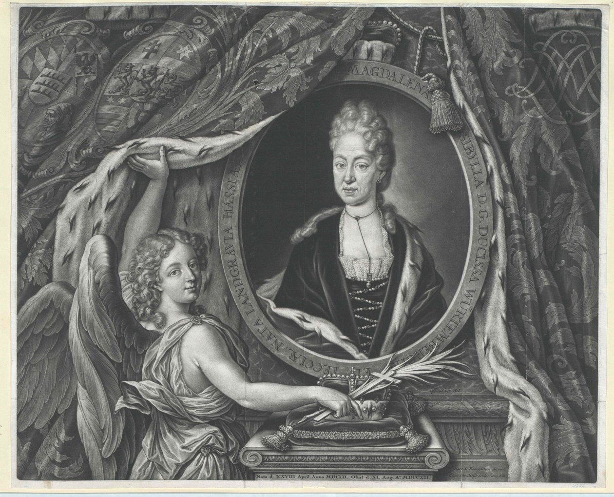 Princesse de Hesse-Darmstadt Magdalene Sibyl - Artist Unknown