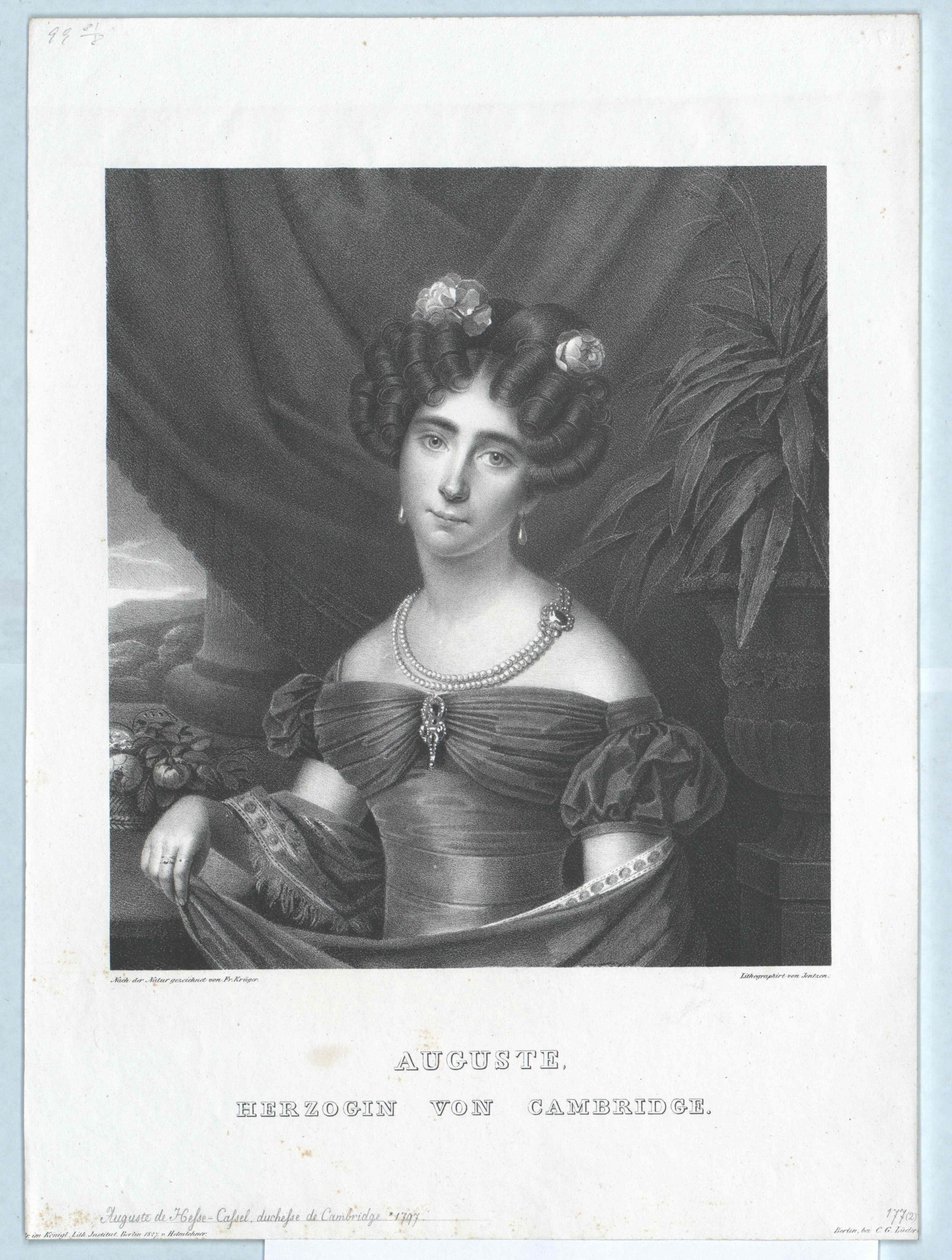 Princesse de Hesse-Kassel Auguste - Artist Unknown