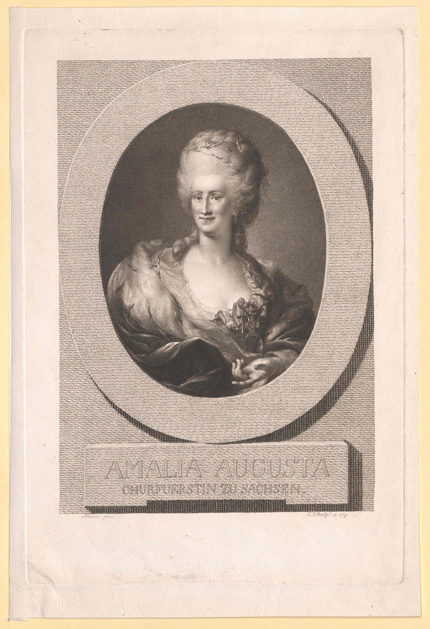 Princesse de Pfalz-Zweibruecken-Birkenfeld Amalie Auguste - Artist Unknown
