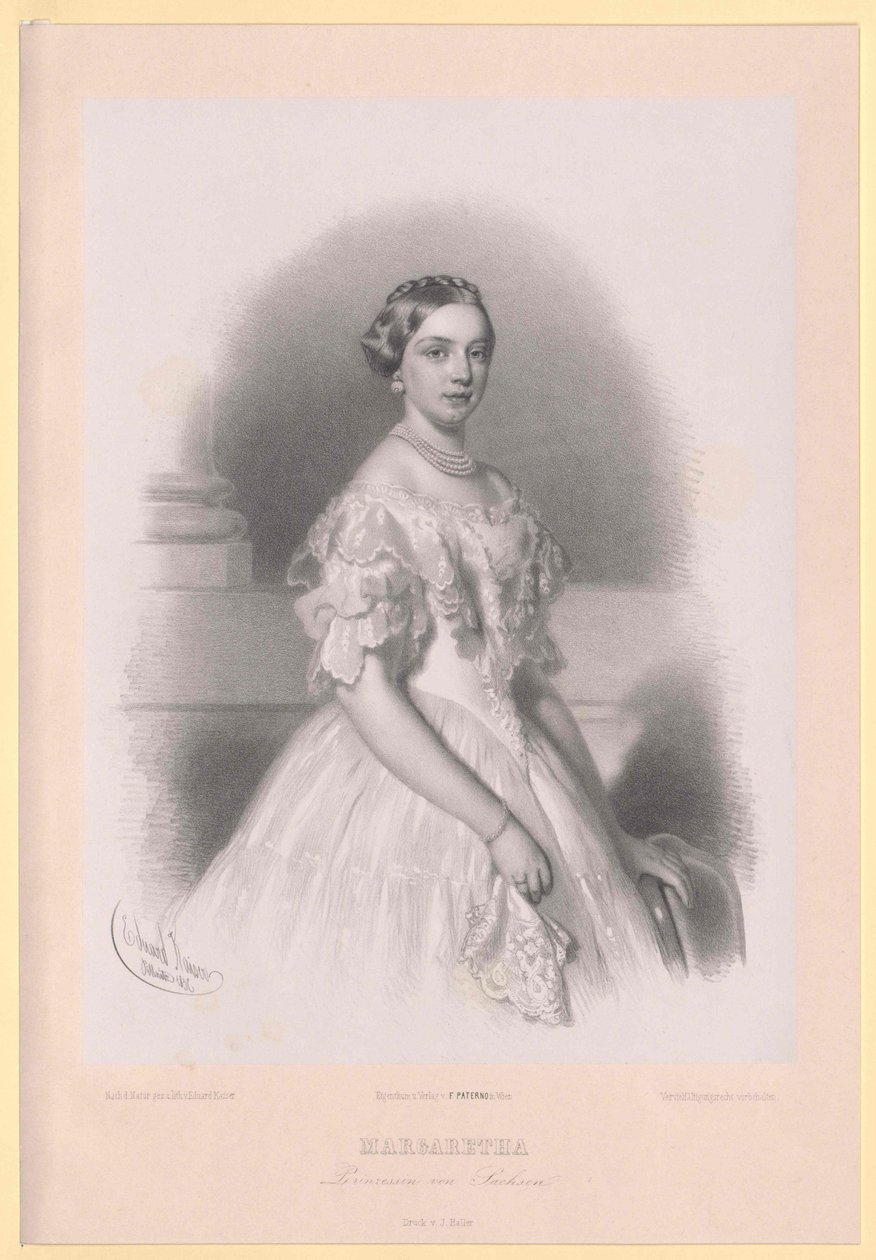 Princesse de Saxe Margaret - Artist Unknown
