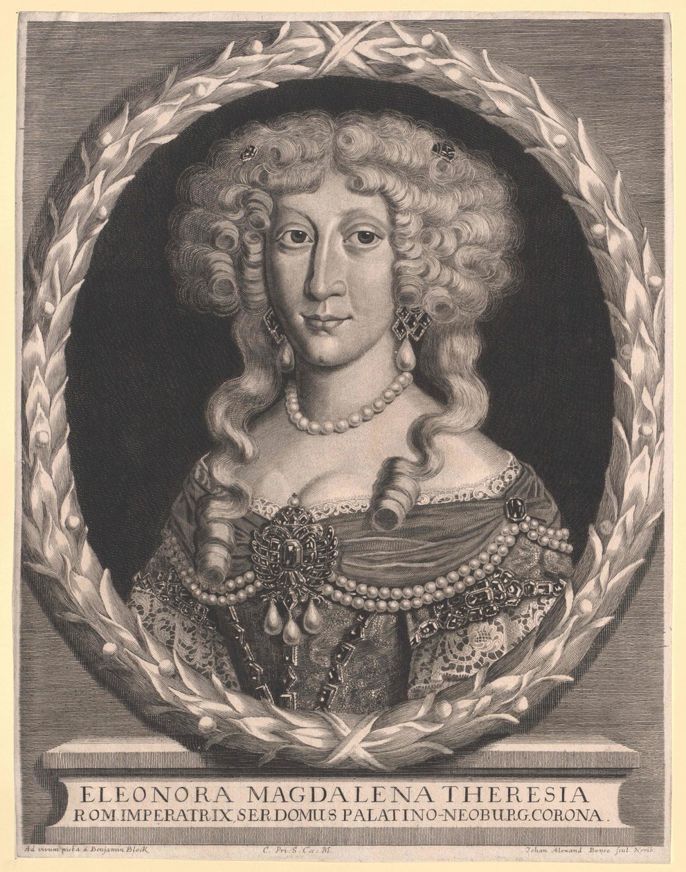 Princesse du palais Éléonore Madeleine Thérèse - Artist Unknown
