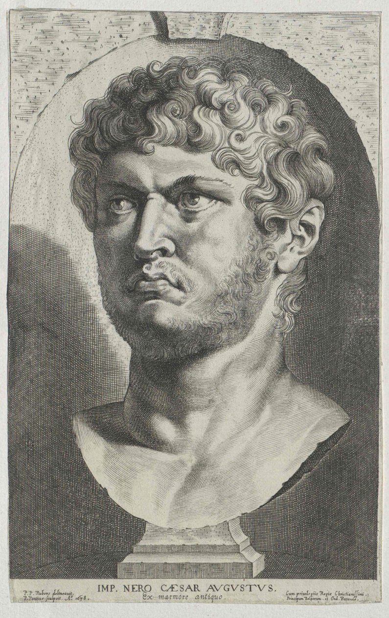 Empereur romain Néron (impression) - Artist Unknown
