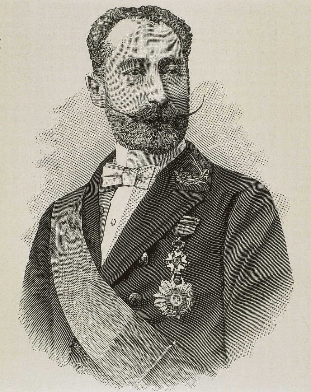 SALVADOR RODRIGÁÑEZ, Amos (1845-1922). Politicien et ingénieur espagnol. Gravure - Artist Unknown