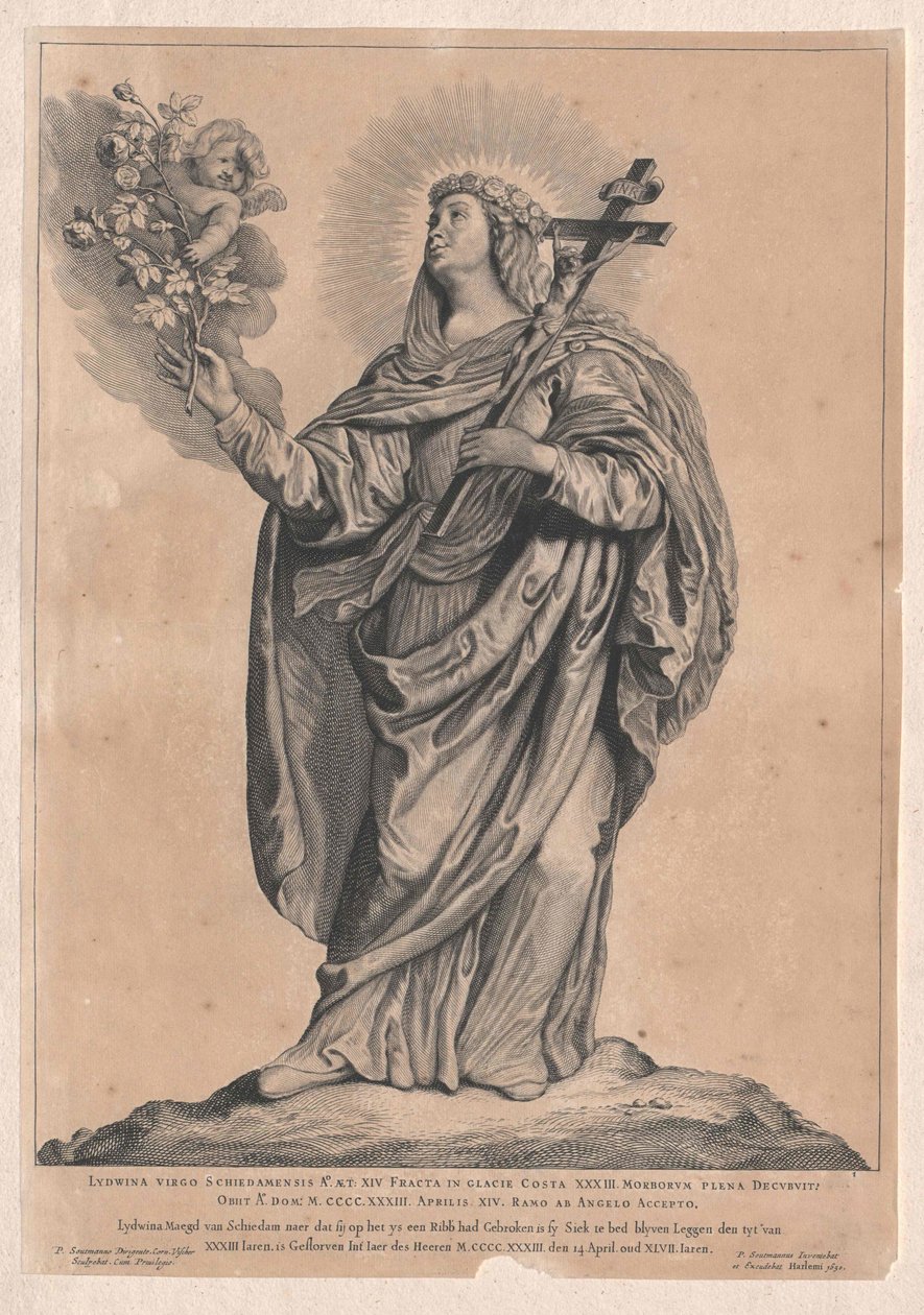 Sainte Lidwina de Schiedam - Artist Unknown