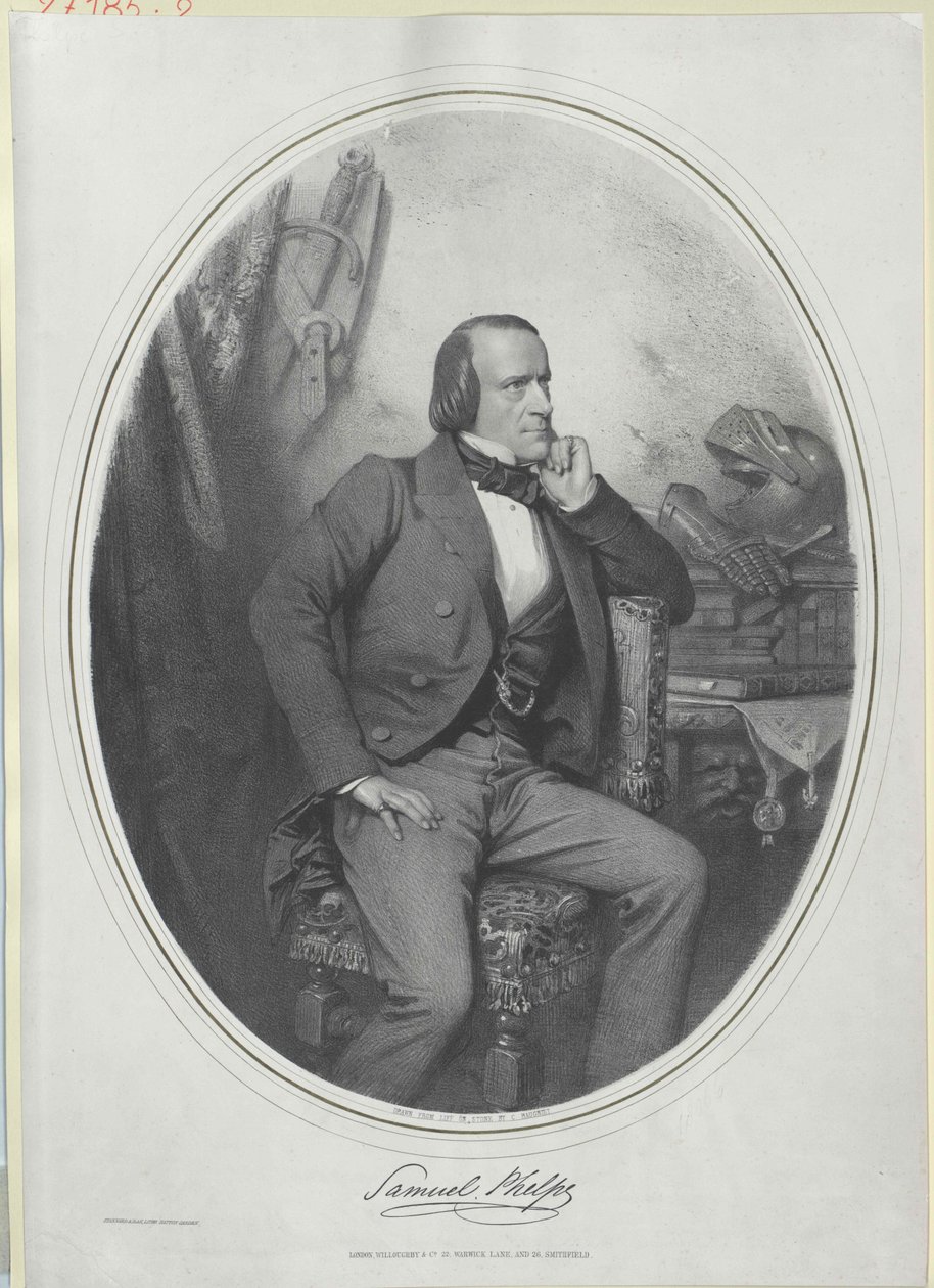 Samuel Phelps - Artist Unknown