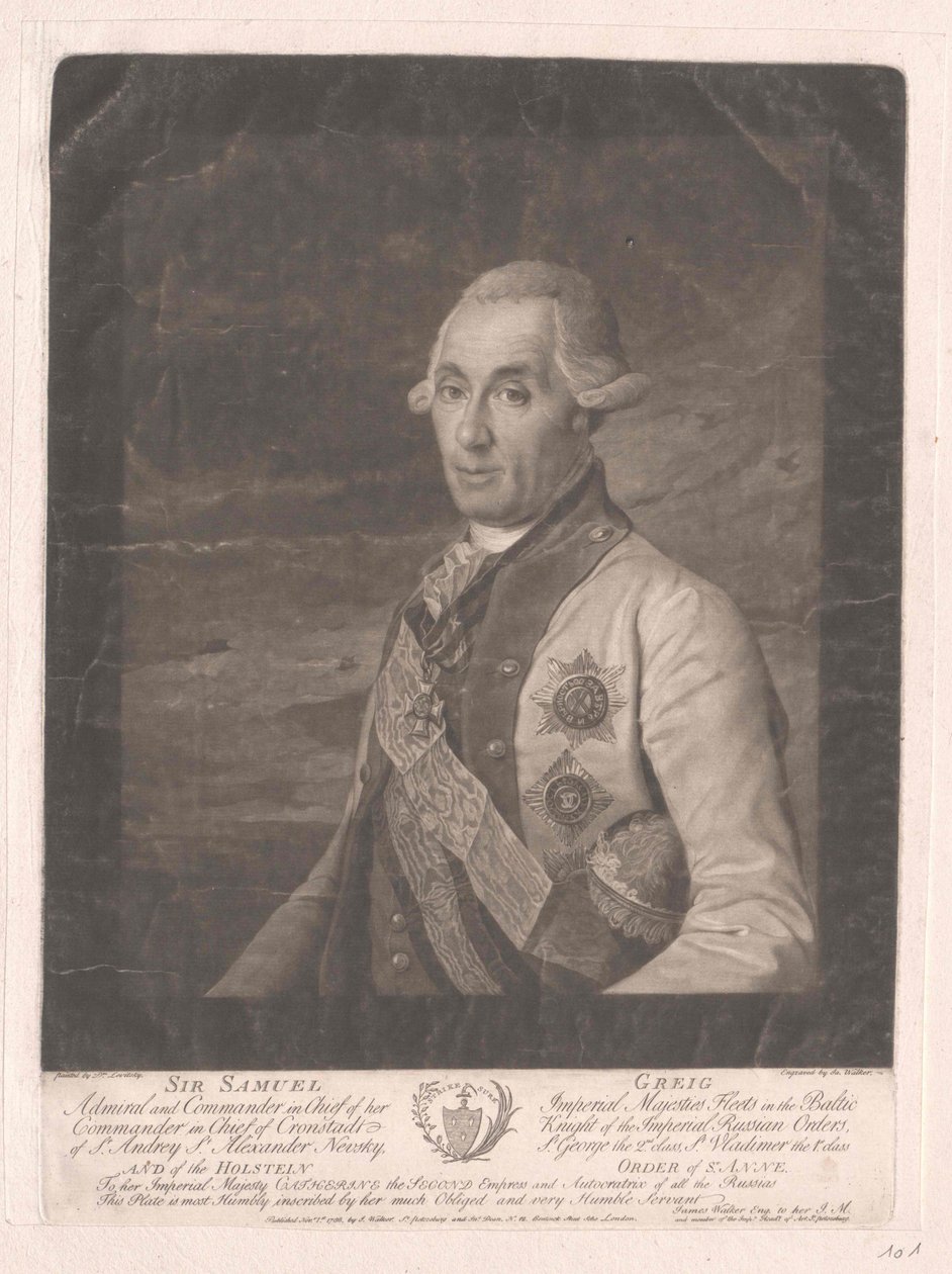 Sir Samuel Greig - Artist Unknown