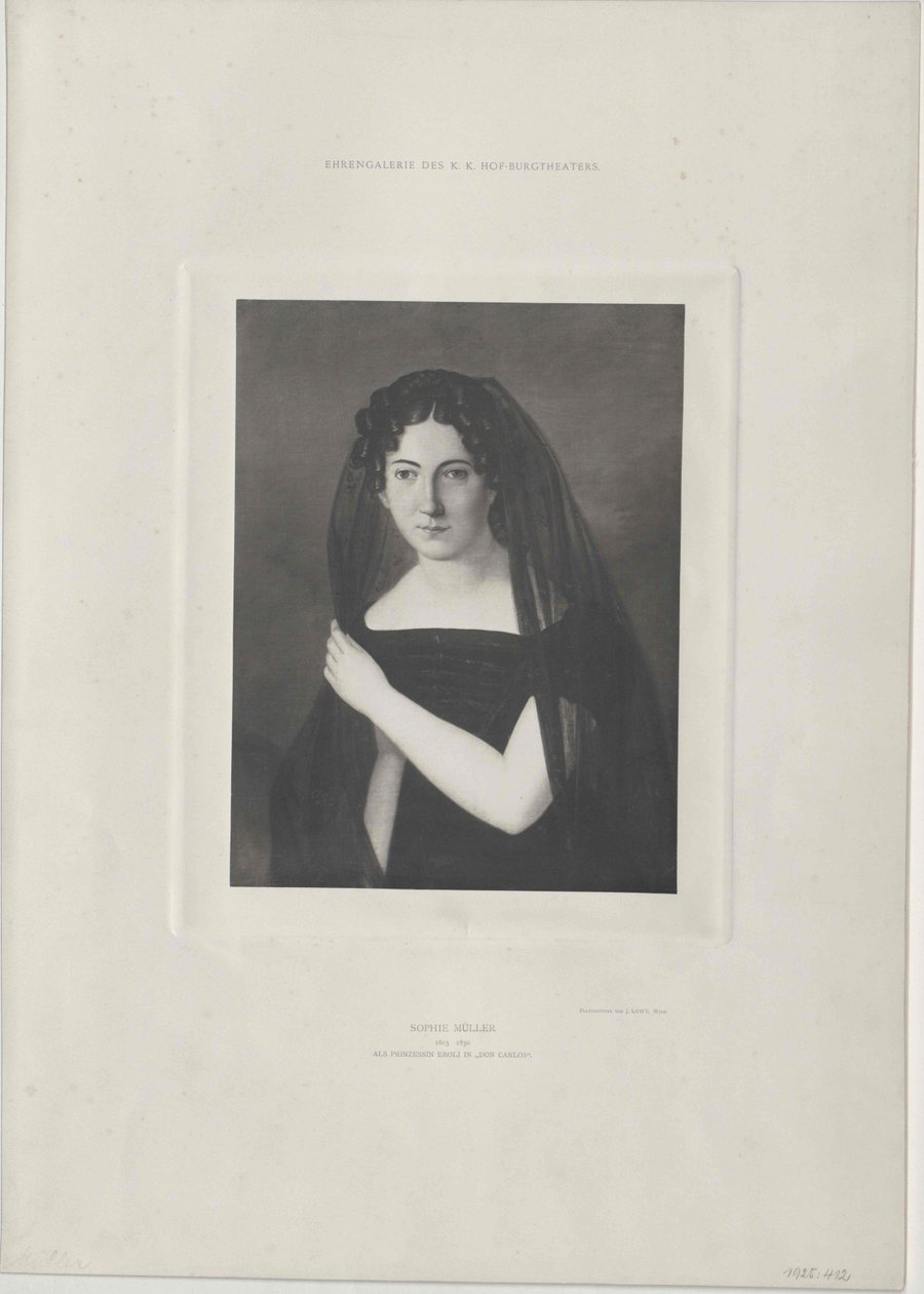 Sophie Mueller (impression) - Artist Unknown
