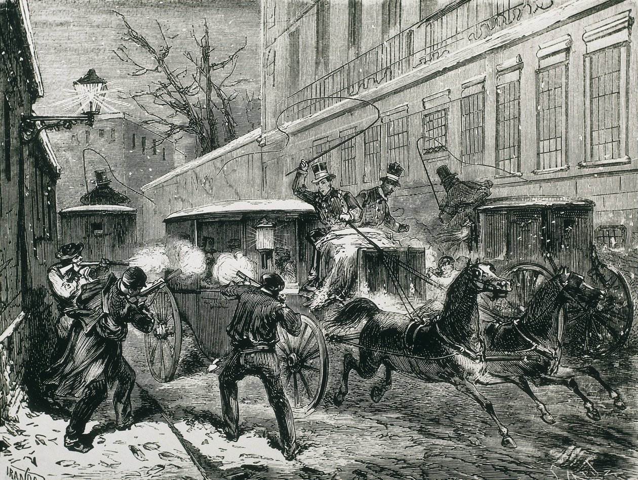 Espagne (1870). Assassinat du général Prim (Madrid, 27 décembre) - Artist Unknown