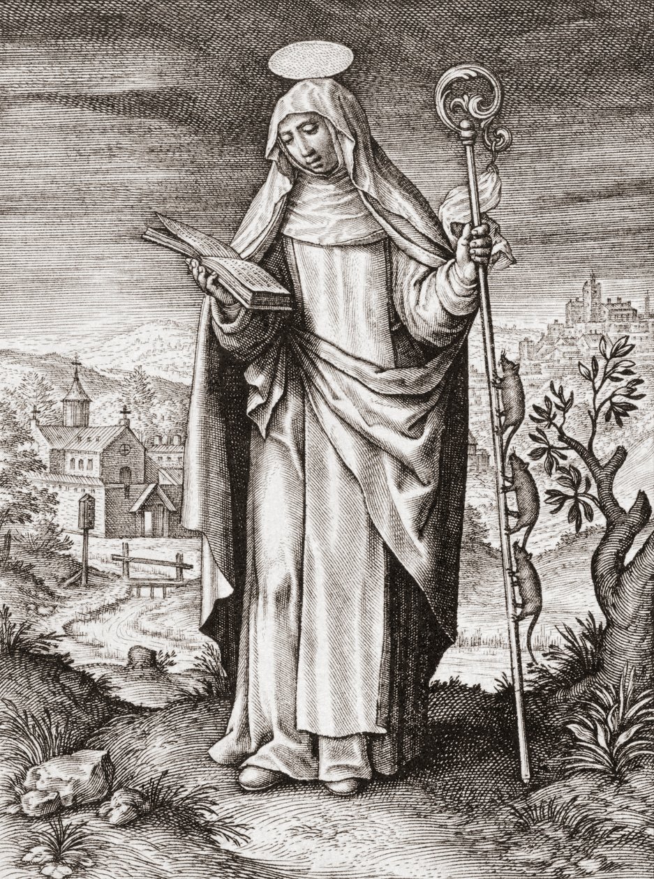 Sainte Gertrude de Nivelles - Artist Unknown