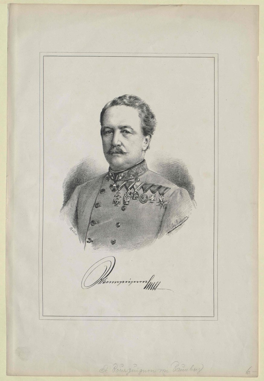 Stanislaus Baron Bourguignon-Baumberg - Artist Unknown