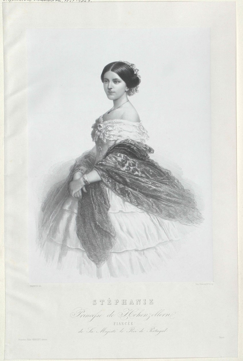 Stephanie Friederike de la Maison de Hohenzollern-Sigmaringen - Artist Unknown