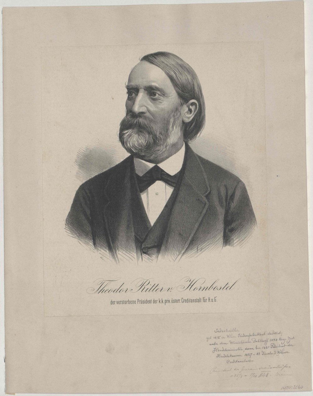 Theodor Ritter Hornbostel - Artist Unknown