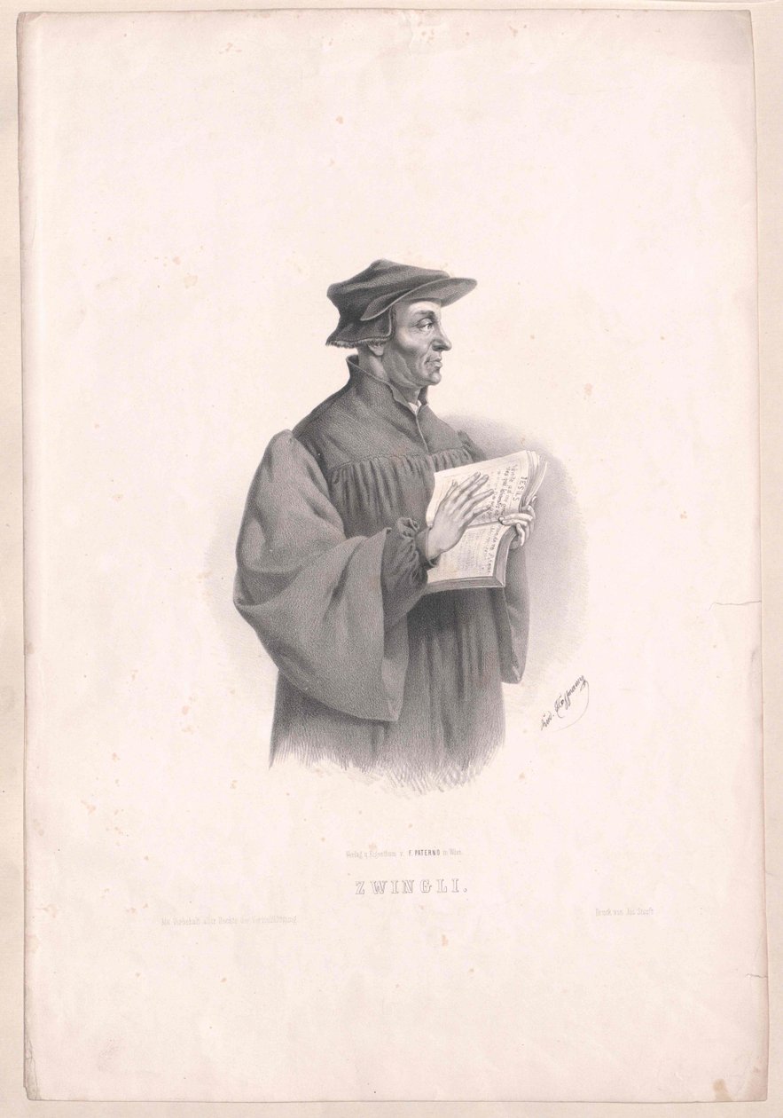 Ulrich Zwingli - Artist Unknown