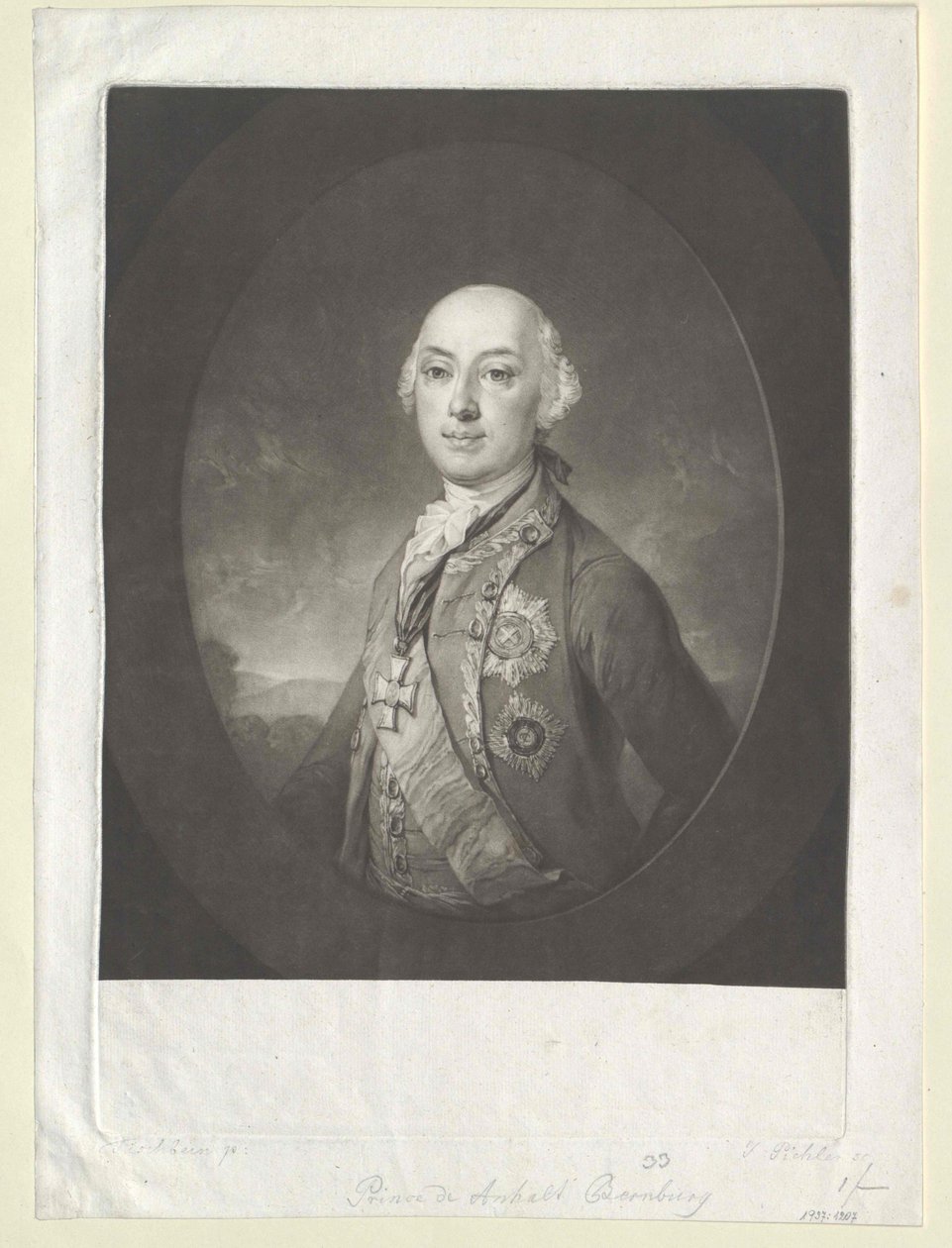 Viktor Amadeus prince Anhalt-Bernburg-Schaumburg-Hoym - Artist Unknown