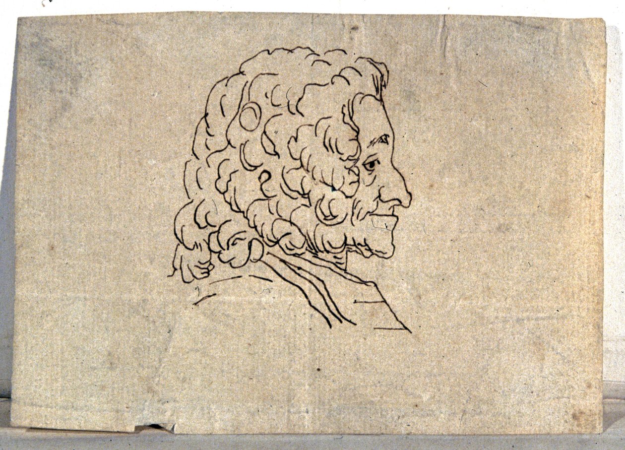 Voltaire, dessin - Artist Unknown