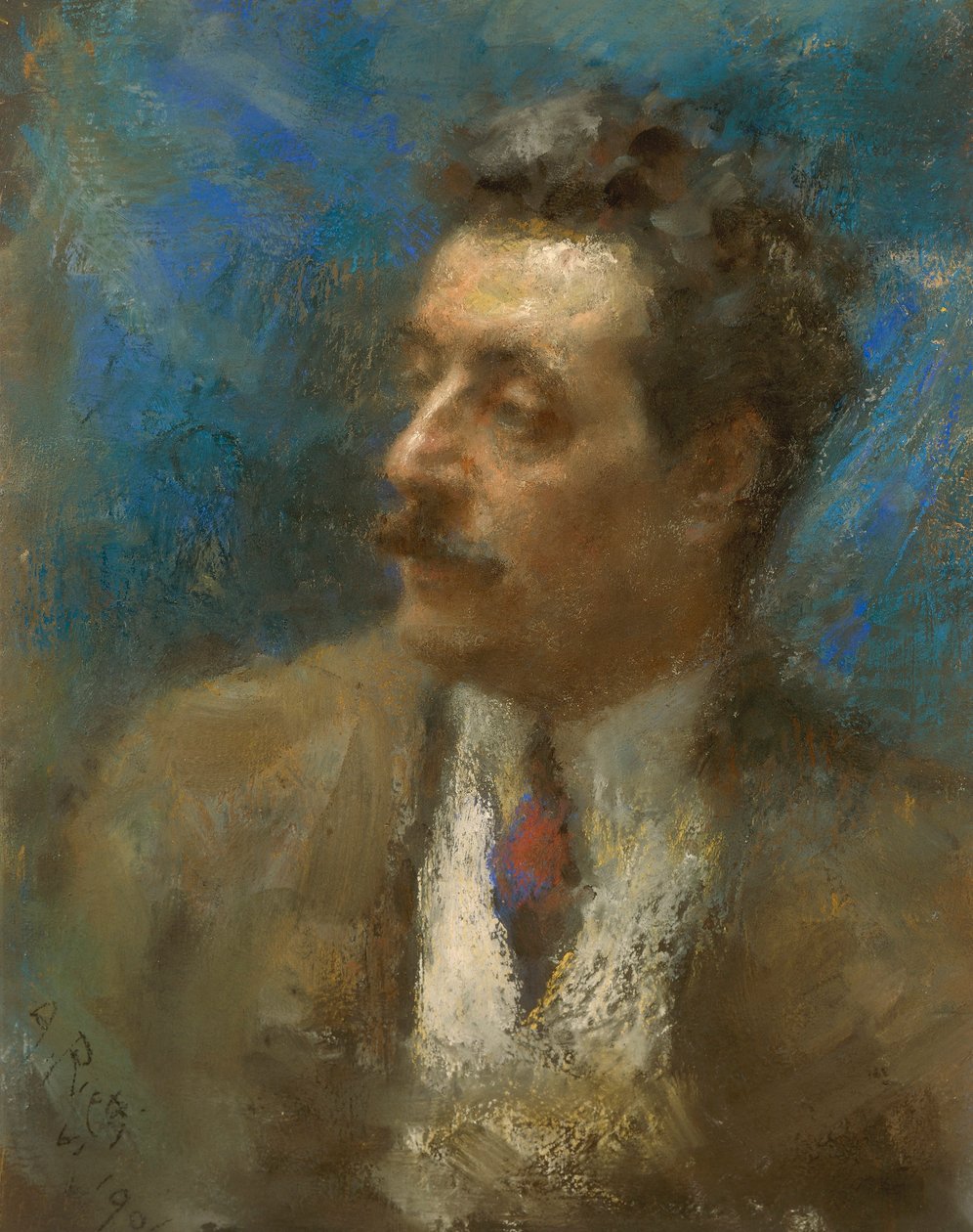 Portrait de Giacomo Puccini - Arturo Rietti