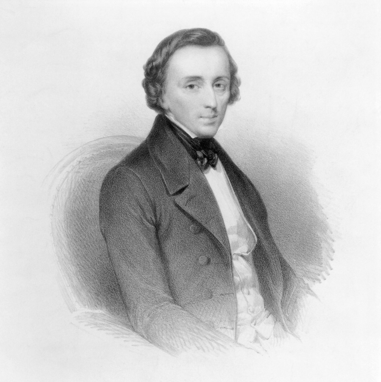 Portrait de Frédéric Chopin (1810-49) compositeur et pianiste polonais