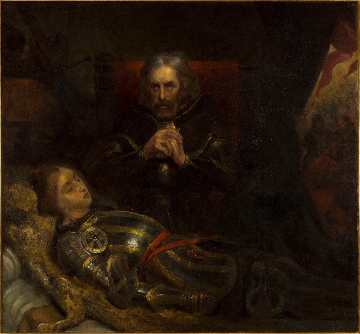 Eberhard, comte de Wurtemberg, pleurant la mort de son fils, dit le Larmoyeur - Ary Scheffer