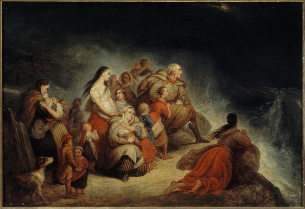 La tempête - Ary Scheffer