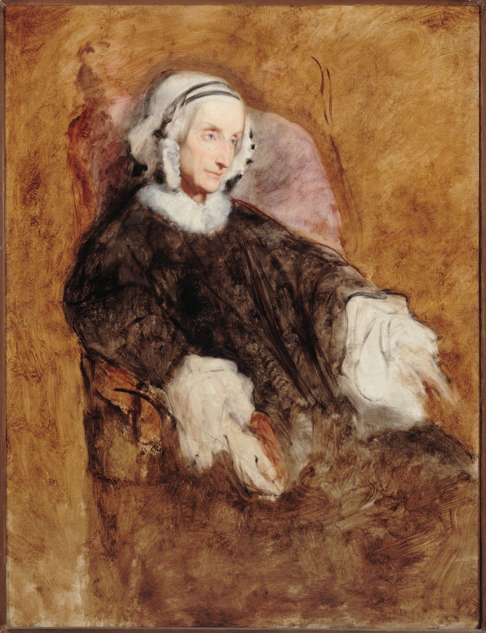 Portrait de la Reine Marie-Amélie en deuil - Ary Scheffer