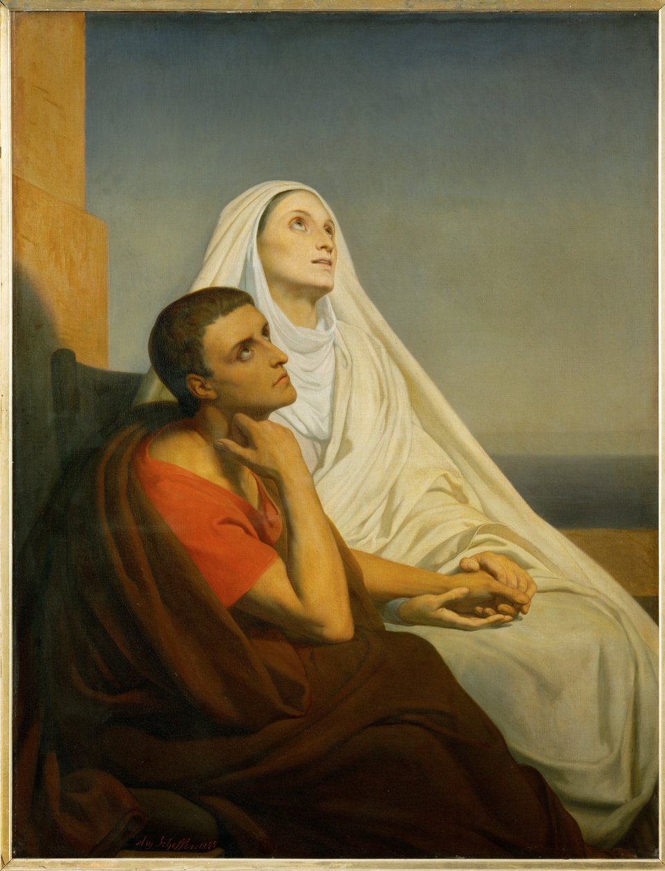 Saint Augustin et sa mère, Sainte Monique ... - Ary Scheffer