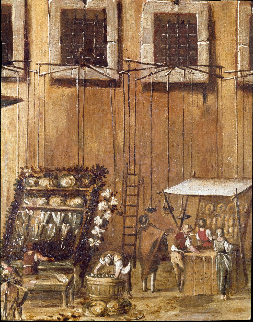 Place du tribunal de la Vicaria à Naples à l