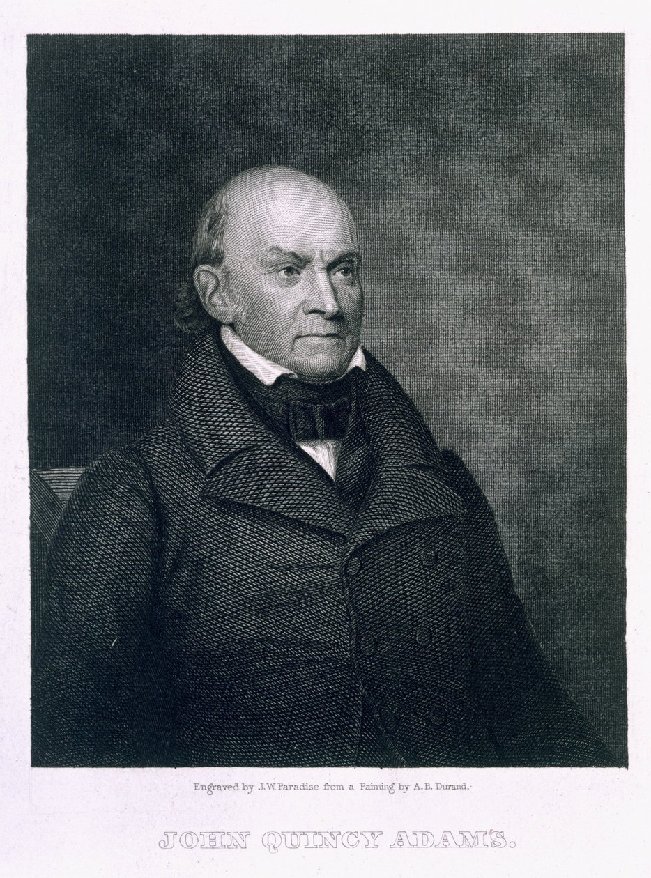 John Quincy Adams, gravé par John Wesley Paradise (1809-62) - Asher Brown Durand