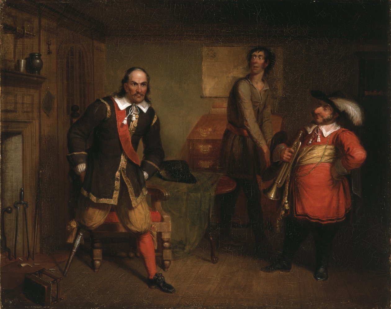 Peter Stuyvesant (1592-1672) et le trompettiste, 1835 - Asher Brown Durand