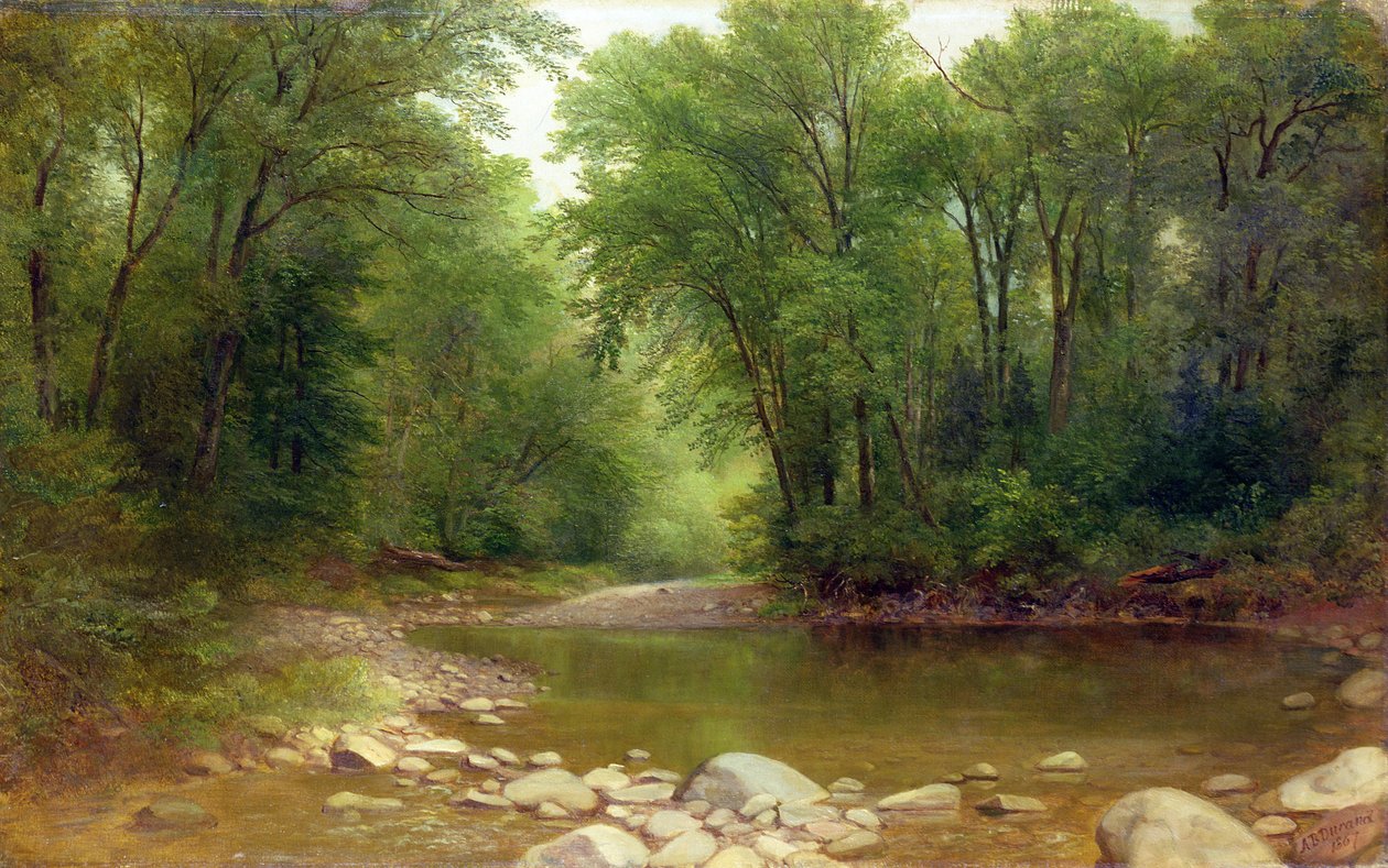 Un ruisseau des Catskill, 1867 - Asher Brown Durand