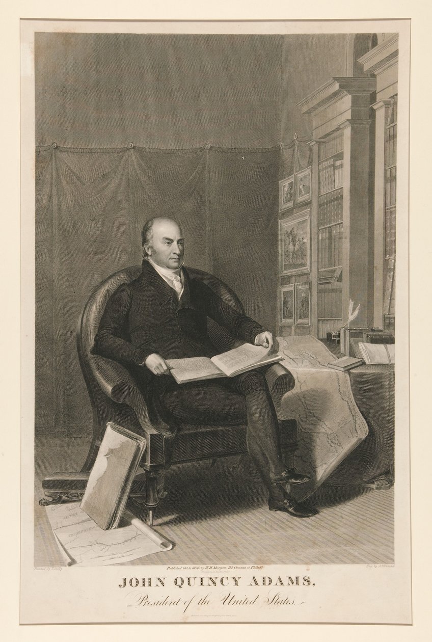 John Quincy Adams, président des États-Unis - Asher Brown Durand