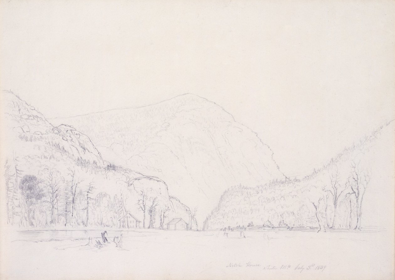 Notch House, Montagnes Blanches, New Hampshire, 1839 - Asher Brown Durand