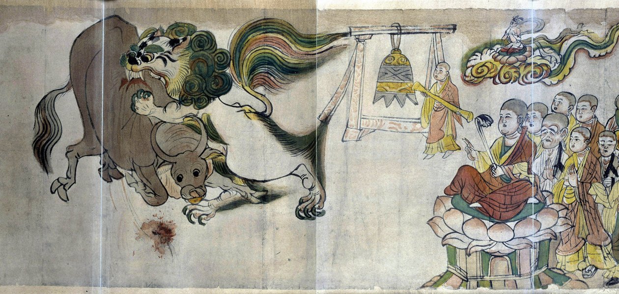 Le triomphe de Sariputra sur les hérétiques - Asian School