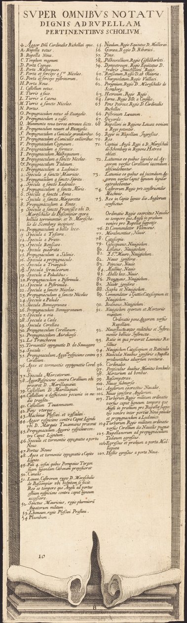 Le siège de La Rochelle [plaque 13 de 16; ensemble comprend 1952.8.97-112] - Assistant of Jacques Callot