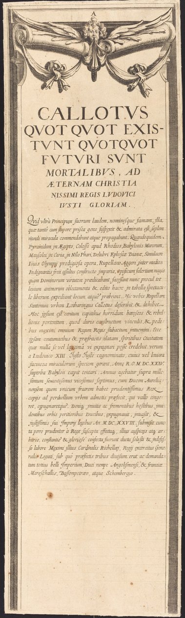 Le siège de La Rochelle [plaque 8 de 16; ensemble comprend 1952.8.97-112] - Assistant of Jacques Callot