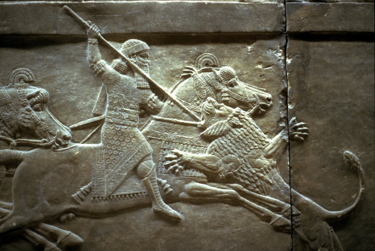 Le roi Assurnasirpal II lors d