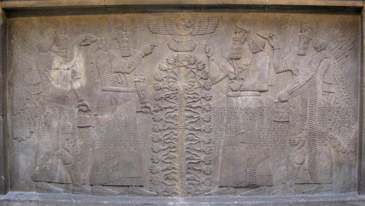 Relief avec deux figures d