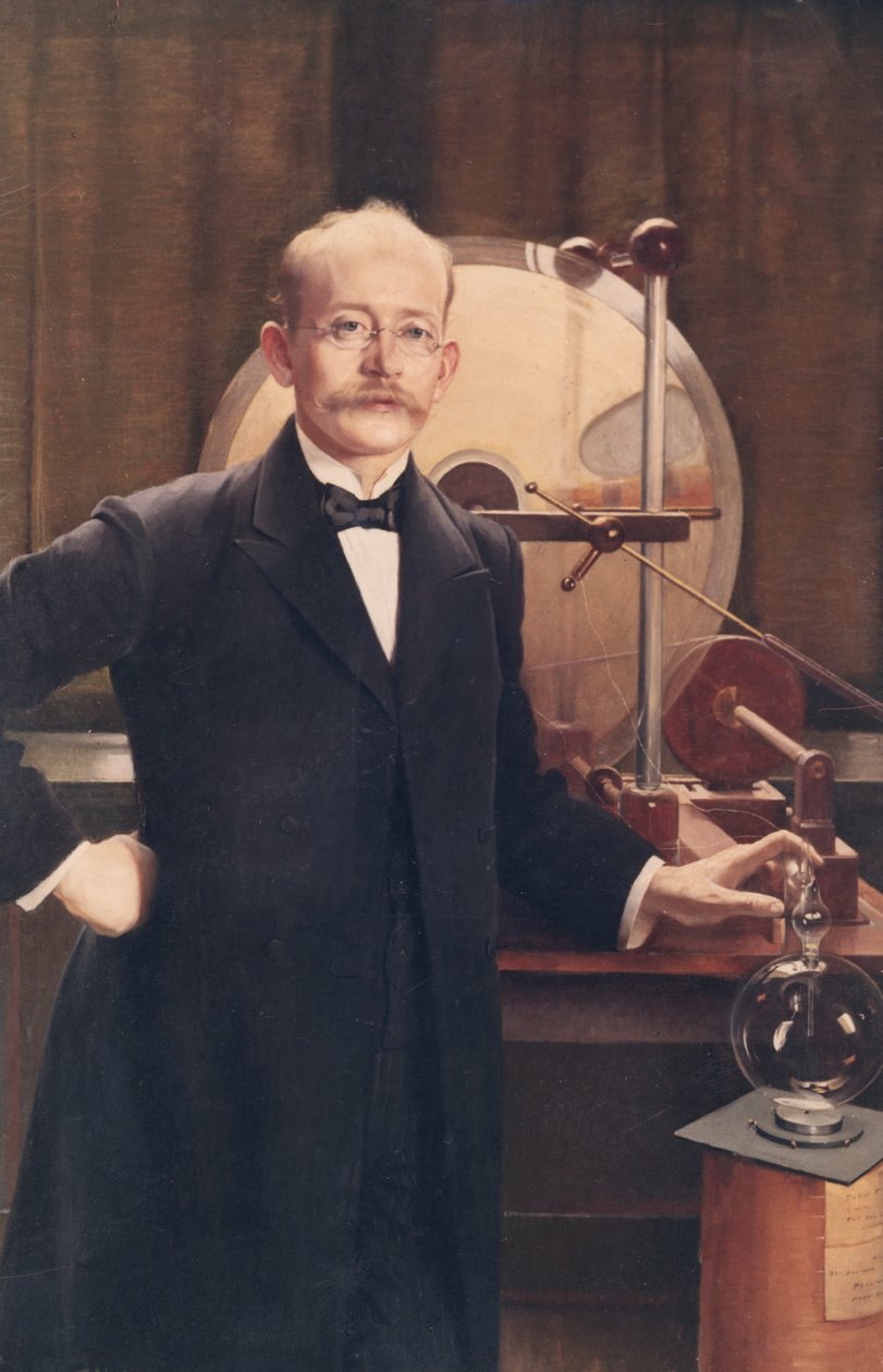 Portrait de Kristian Birkeland, scientifique et industriel norvégien - Asta Nørregaard