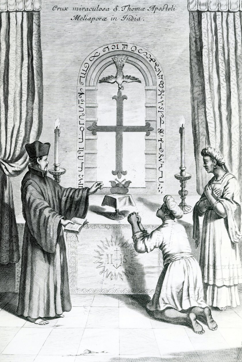 Le Sanctuaire de Saint Thomas à Meliapore, 1667 - Athanasius Kircher