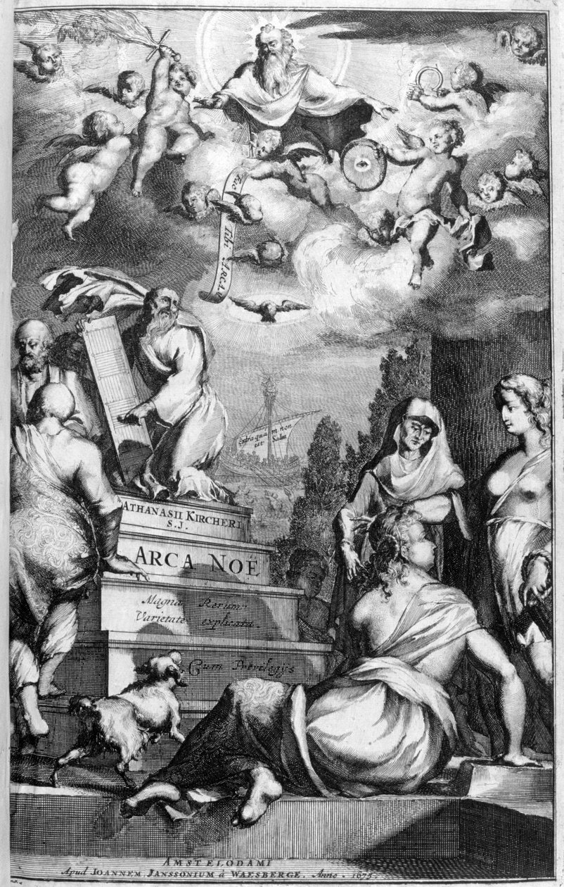 Frontispice de l'Arche de Noé, 1675 | Athanasius Kircher