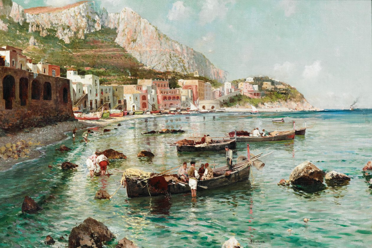 Attilio Pratella Capri Marina Grande - Attilio Pratella