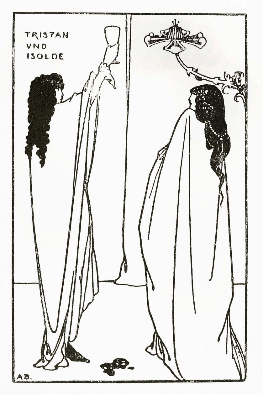 Une répétition de Tristan und Isolde, illustration de 