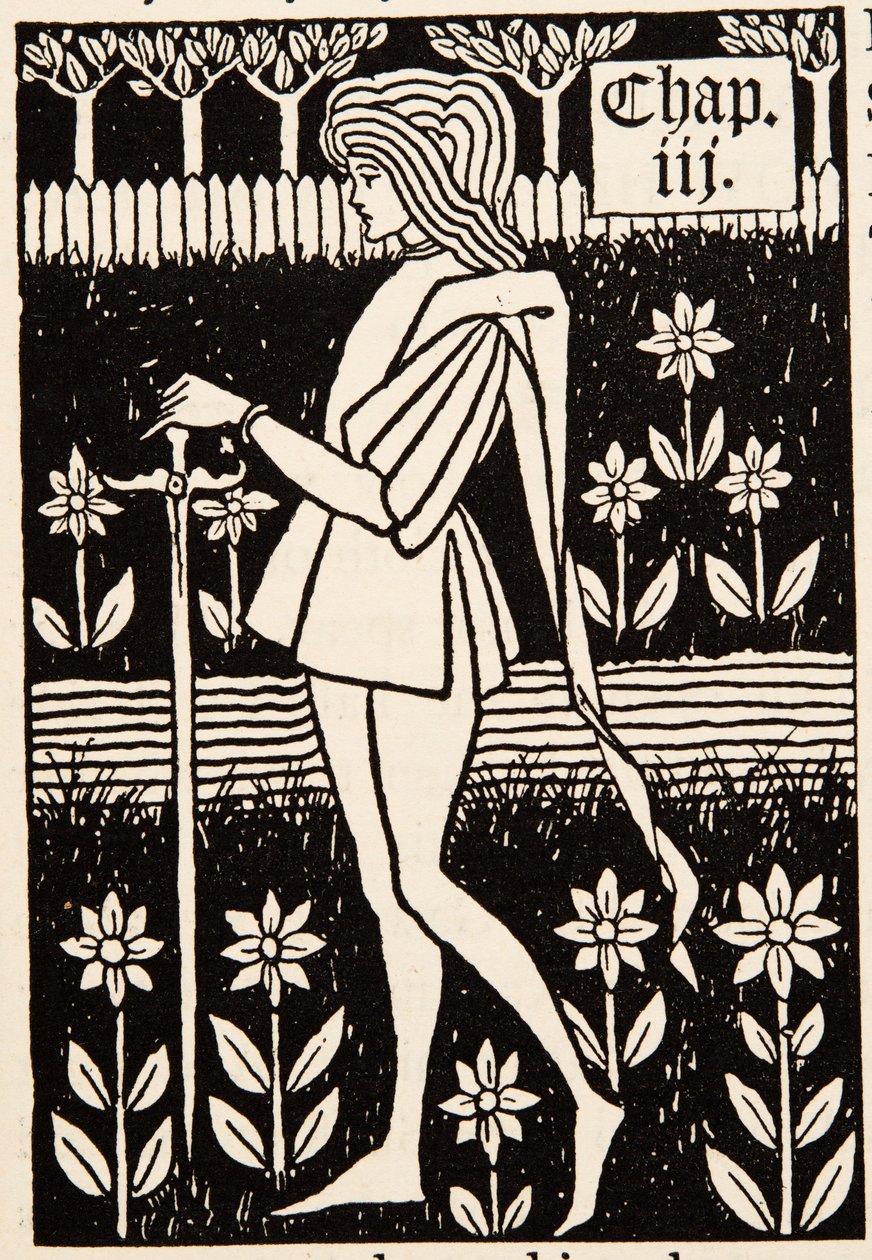 Une page. Titre de chapitre - Aubrey Beardsley