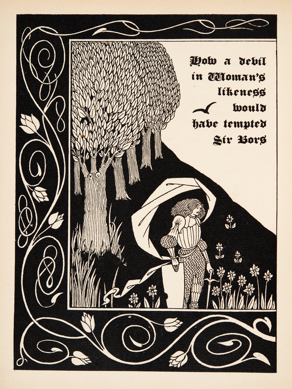 Bors refuse de rompre son vœu de célibat - Aubrey Beardsley
