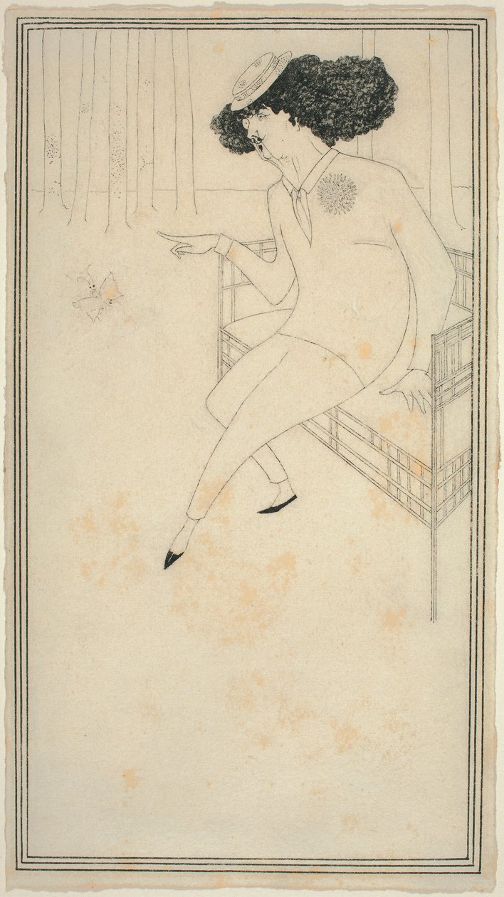 Caricature de J.M. Whistler - Aubrey Beardsley