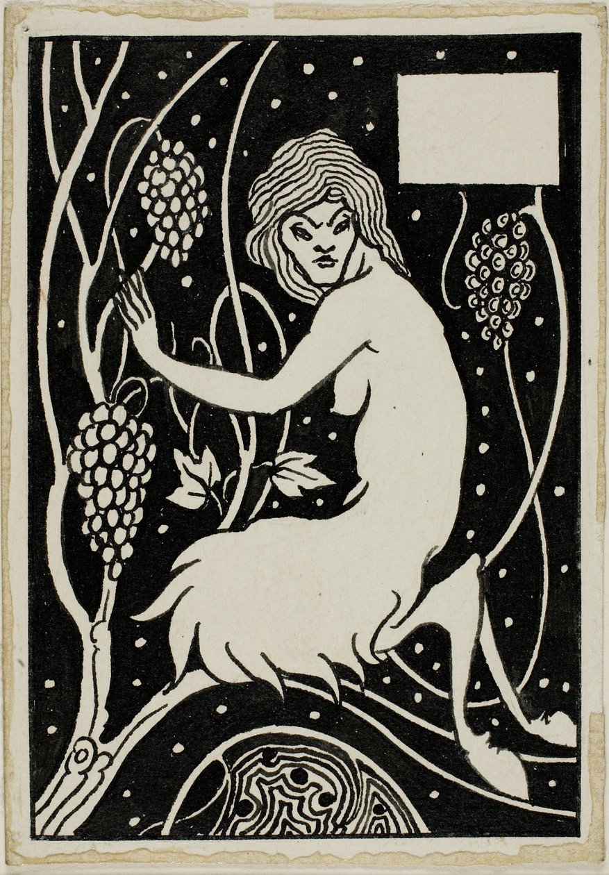Étude décorative : Satyre - Aubrey Beardsley