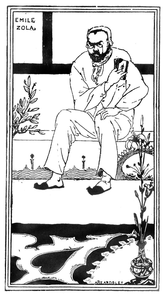 Émile Zola, 1893 - Aubrey Beardsley