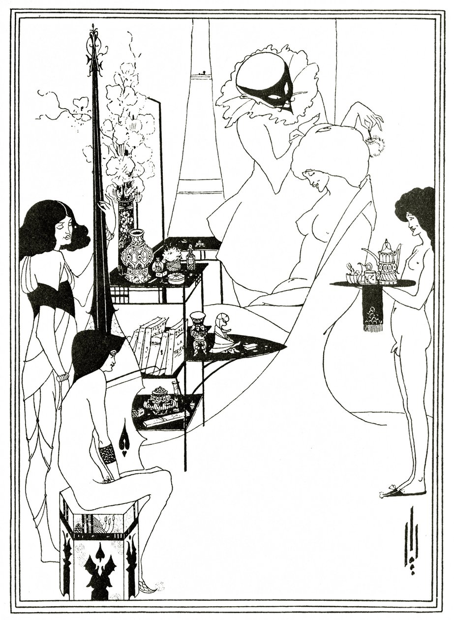 La toilette de Salomé, c.1894 - Aubrey Beardsley